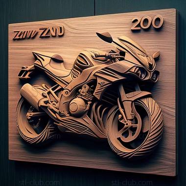3D мадэль Kawasaki Z300 (STL)